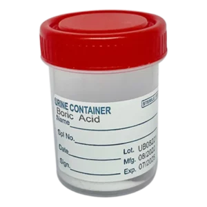 Urine Container with Boric Acid